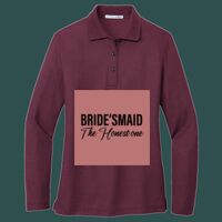 Women's Silk Touch Long Sleeve Polo Thumbnail