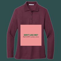 Women's Silk Touch Long Sleeve Polo Thumbnail