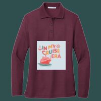 Women's Silk Touch Long Sleeve Polo Thumbnail
