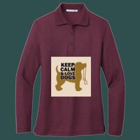 Women's Silk Touch Long Sleeve Polo Thumbnail