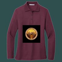 Women's Silk Touch Long Sleeve Polo Thumbnail