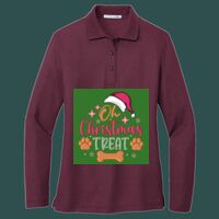 Women's Silk Touch Long Sleeve Polo Thumbnail