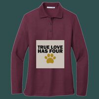 Women's Silk Touch Long Sleeve Polo Thumbnail