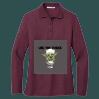 Women's Silk Touch Long Sleeve Polo Thumbnail