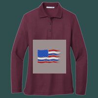 Women's Silk Touch Long Sleeve Polo Thumbnail