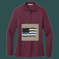 Women's Silk Touch Long Sleeve Polo Thumbnail