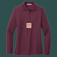 Women's Silk Touch Long Sleeve Polo Thumbnail