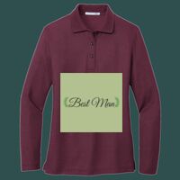 Women's Silk Touch Long Sleeve Polo Thumbnail