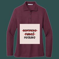 Women's Silk Touch Long Sleeve Polo Thumbnail