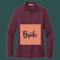 Women's Silk Touch Long Sleeve Polo Thumbnail