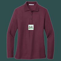 Women's Silk Touch Long Sleeve Polo Thumbnail