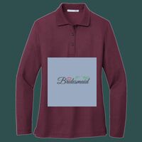 Women's Silk Touch Long Sleeve Polo Thumbnail