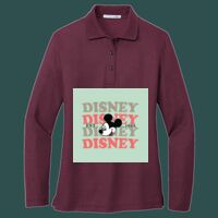 Women's Silk Touch Long Sleeve Polo Thumbnail