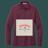 Women's Silk Touch Long Sleeve Polo Thumbnail