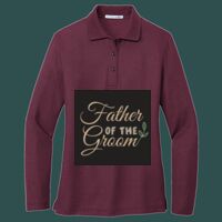 Women's Silk Touch Long Sleeve Polo Thumbnail