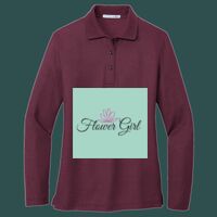 Women's Silk Touch Long Sleeve Polo Thumbnail