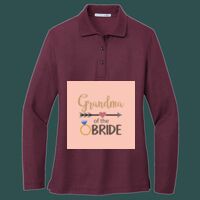 Women's Silk Touch Long Sleeve Polo Thumbnail