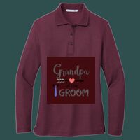 Women's Silk Touch Long Sleeve Polo Thumbnail