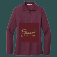 Women's Silk Touch Long Sleeve Polo Thumbnail