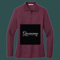 Women's Silk Touch Long Sleeve Polo Thumbnail