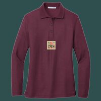 Women's Silk Touch Long Sleeve Polo Thumbnail