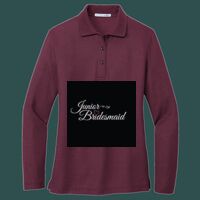 Women's Silk Touch Long Sleeve Polo Thumbnail
