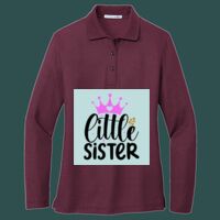 Women's Silk Touch Long Sleeve Polo Thumbnail