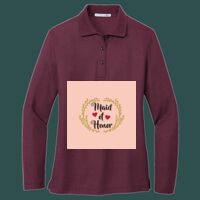 Women's Silk Touch Long Sleeve Polo Thumbnail