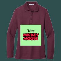 Women's Silk Touch Long Sleeve Polo Thumbnail