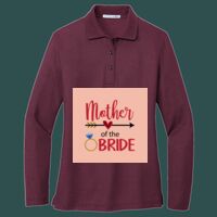 Women's Silk Touch Long Sleeve Polo Thumbnail