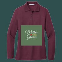 Women's Silk Touch Long Sleeve Polo Thumbnail