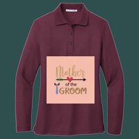 Women's Silk Touch Long Sleeve Polo Thumbnail
