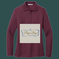 Women's Silk Touch Long Sleeve Polo Thumbnail