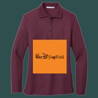 Women's Silk Touch Long Sleeve Polo Thumbnail