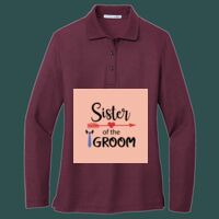Women's Silk Touch Long Sleeve Polo Thumbnail