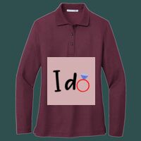 Women's Silk Touch Long Sleeve Polo Thumbnail