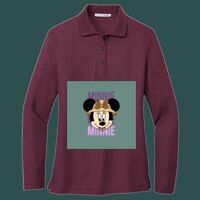 Women's Silk Touch Long Sleeve Polo Thumbnail