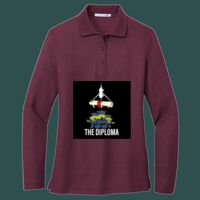 Women's Silk Touch Long Sleeve Polo Thumbnail