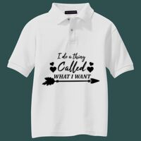 Youth Silk Touch Polo Thumbnail