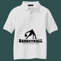 Youth Silk Touch Polo Thumbnail