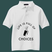Youth Silk Touch Polo Thumbnail
