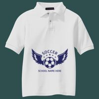 Youth Silk Touch Polo Thumbnail