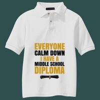 Youth Silk Touch Polo Thumbnail