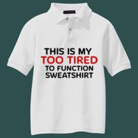 Youth Silk Touch Polo Thumbnail
