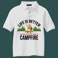 Youth Silk Touch Polo Thumbnail