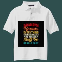 Youth Silk Touch Polo Thumbnail